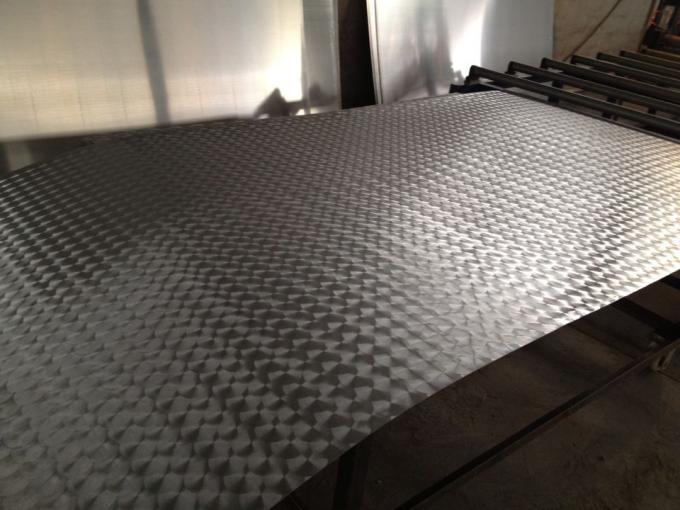 Customized Stucco Embossed Aluminum Sheet , Plate Type Patterned