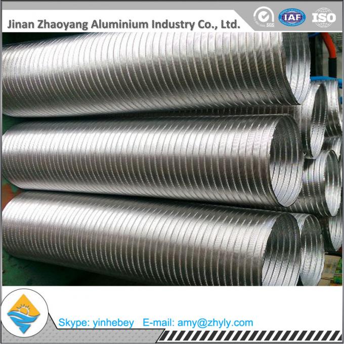 aluminum foil semirigid corrugated pipe/aluminum foil ventilation pipe