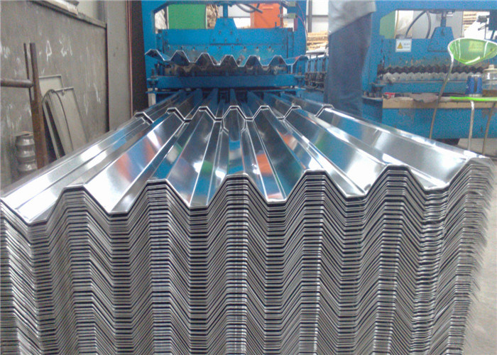 H14 750mm Aluminium Corrugated Roofing Sheets / Panels Industrial
