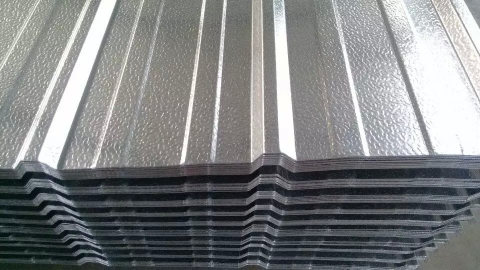 3003 Alloy Aluminum Roof Panels Galvanised Corrugated Roofing Sheets For Construction