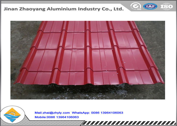 Color Coated 1060 Corrugated Aluminum Sheet Zinc Aluminum Roofing Panels