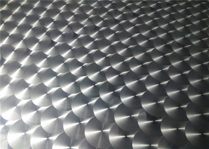 1000 Series / 3000 Series Embossed Aluminum Sheet Metal For Electric
