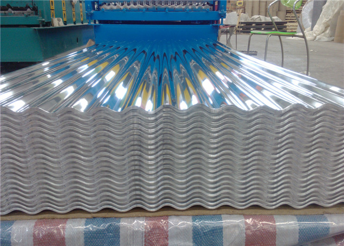 29 Gauge Aluminum Corrugated Roof Panels / Roofing Sheet Easy Installation