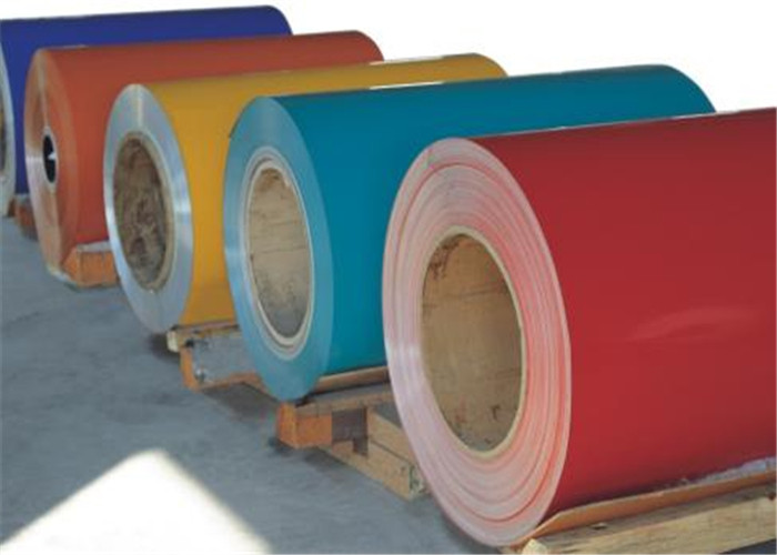 3004 3105 3003 Color Coated Aluminum Coil , Blue Aluminum Sheet Metal Rolls