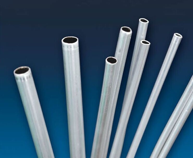 Flexible Construction Aluminum Extruded Tubes Round / Square