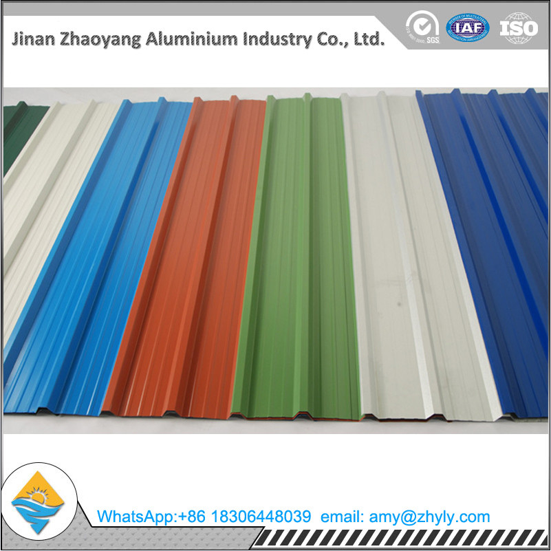 5052 1.2mm corrugated roofing sheet/ Wave Tile aluminum plate