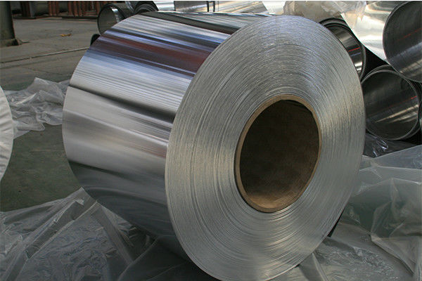 1070 5250 5754 Aluminium Steel Coils Rolls 200mm Bright Polished